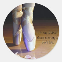 A Day I Don't Dance Round Stickers