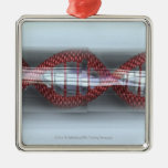 A DNA strand in a capsule Christmas Tree Ornament