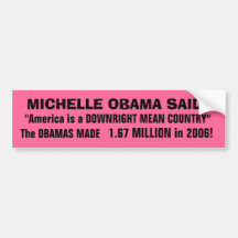 A "DOWNRIGHT MEAN" country?! Bumper Stickers