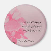 A Dozen Roses Save the Date Magnet
