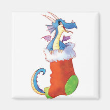A Dragon in My Stocking Magnets