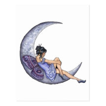 A Fairy Moon Post Card