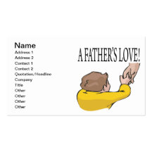 A Fathers Love Business Card