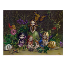 "A Gathering of Faeries" Postcard
