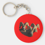 A Group of Rams Keychain