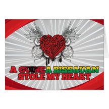 A Guinea-Bissauan Stole my Heart Cards