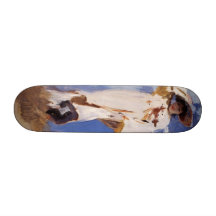A Gust of Wind by John Singer Sargent Custom Skate Board