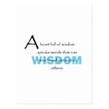 A Heart Full Of Wisdom Post Cards