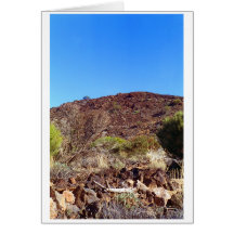 A Hill in the Desert Greeting Cards