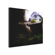 A House on a Hill Canvas Prints