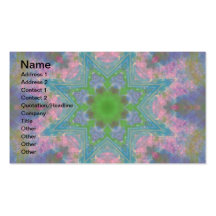 A Journal Mandala Business Card Template