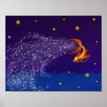 A Koi Among the Stars - print