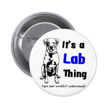 A Labrador Thing Button