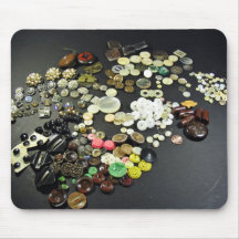 A large group of clothing buttons mouse pad
