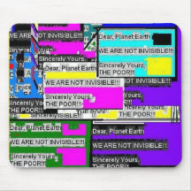 A letter to the Planet _pastel Mouse Mats