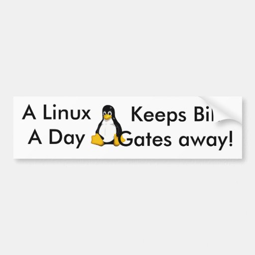A Linux A Day... Bumper Stickers