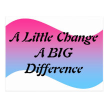 A Little Change Post Card