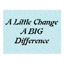 A Little Change Postcards