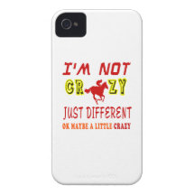 A Little Crazy for Horse Racing iPhone 4 Cases