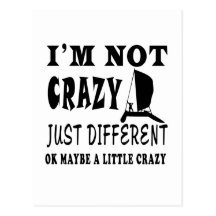 A Little Crazy for Sailing Post Card