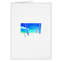 A Lonely Winter Greeting Card