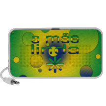 A Mãe Linda Brazil Flag Colours Pop Art PC Speakers