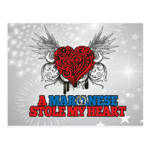 A Marianese Stole my Heart Postcard