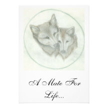A Mate For Life... Custom Invitation