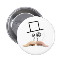 A Meat Moustache Button