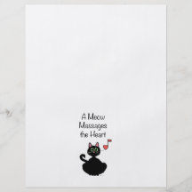 A Meow Massages the Heart Flyers