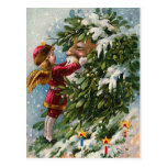 "A Mistletoe Kiss for Santa" Post Cards