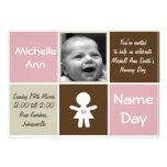 a new heart name day girl invitation