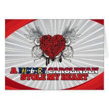 A North Carolinian Stole my Heart Greeting Card