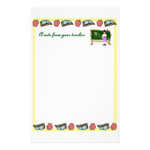 A note from your teacher 1 custom stationery
