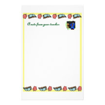 A note from your teacher 3 personalized stationery