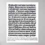 A page of the 'Grammaire Latine' Poster