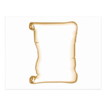 A Parchment Scroll Postcards