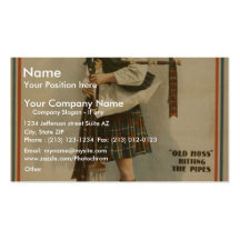 A Parlour Match Business Card