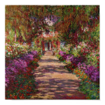 A Pathway in Monet's Garden, Giverny, 1902 posters