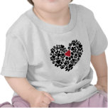 A paw touched my heart V2 T-shirts
