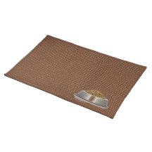 A Pets Placemat (brown polkadot)
