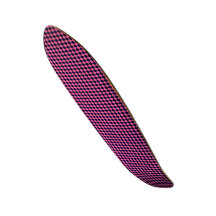 A Pink and Blue Checkered Flag Diamonds GT 500 Skateboards