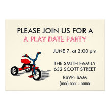 A Play Date Party Invitation
