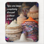 A Rich Selection of Colourful Straw Hats Mousepad