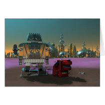 A Robot and His Dog Card cards