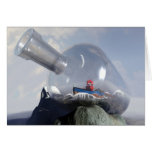 A Robot in a Bottle Card