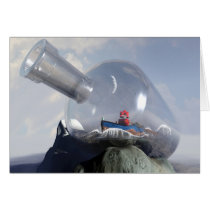 A Robot in a Bottle Card cards