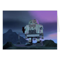 A Robot Moon Walker Card cards