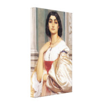 A Roman Lady ~ Lord Frederick Leighton Canvas Print