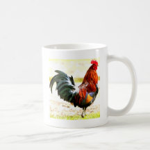 A Rooster Mug